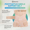 BODVITALS 3 in 1 Postpartum Belt After Delivery Support Recovery | Body Shaper Belt for Women for After Birth Postnatal C-section | Waist Pelvis Shapewear Wrap Postpartum Girdle (Beige, L) (Used - Like New)