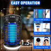 endbug bug zapper, bug zapper outdoor indoor with led light, electric mosquito zapper fly zapper, waterproof mosquito killer insect zapper fly trap for outside patio garden backyard home, plug in 120v