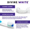 Divine White Dual-Action Stain Removal Aligner/retainer Cleaner and Teeth Whitening Foam- Hydrogen Peroxide-Good for Invisalign, ClearCorrect, SmileDirectClub, Byte -Oral Care-Foam Toothpaste, 2-Pack