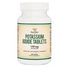 Potassium Iodide 130mg Tablets - Emergency Use for Exposure - 180 Count, 3 Month Supply - Double Wood Supplements