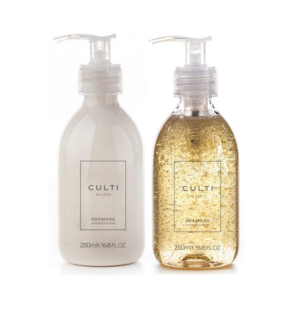 Culti MILANO Aramara Lotion and Soap Bundle (2 Piece Bundle) 250ml Citrus and Woody Scent