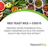 Natures Plus Herbal Actives Red Yeast Rice 600mg & CoQ10 100mg, Extended Release - 30 Vegan Tablets - Maximum Potency Supplement, Antioxidant - Vegetarian, Gluten-Free - 30 Servings