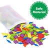 300 PCS Wooden Pattern Blocks Set for Kids with 24 Double-Sided Design Cards(48 Patterns) and Storage Bag in Gift Box,Fun Montessori Learning Toys