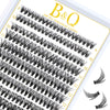 Lash Clusters 30D-0.07D-9-16MIX B&Q LASH 280 Clusters False Eyelash 20D 30D 40D Lash Extensions Individual Lashes Cluster DIY Eyelash Extensions at Home (30D-0.07D,9-16MIX)