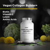 Amen Plant-Based Vegan Collagen Builder Supplement - Organic Whole Foods, Lutein, Vitamin C, Biotin, Lysine, Proline Collagen Boosters - Organic Cranberry, Lemon, Strawberry - Once A Day - 30 Capsules