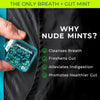 NUDE Breath Mints for Bad Breath - VARIETY PACK - Keto Friendly - Gluten Free - Zero Sugar - Carbs - Calories - Breath Freshener For People - Instant Freshness - Cleanse Gut - 5 Pack - 150 Mint Capsules