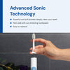 SNOW Toothbrush Refillable Heads - Electric Toothbrush Replacement Heads with Soft Bristles - Feature Blue LED Light and Sonic Technology - Easy Replacement Heads for LED Whitening Electric Toothbrush