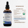 Secrets of the Tribe Wormwood USDA Organic | Alcohol-FREE Extract, High-Potency Herbal Drops, Stomach | Made from 100% Certified Organic Wormwood (Artemisia absinthium) Dried Herb 4 oz