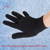 CRS Cross Ice Skating Gloves, Warm Padded Protection, Youth Medium/Large, Black