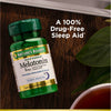 Nature's Bounty Melatonin, Promotes Relaxation & Sleep, 100% Drug Free Sleep Aid, 3 mg, 120 Quick Dissolve Tablets