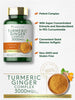 Carlyle Turmeric and Ginger Supplement 3000 mg | 120 Softgel Capsules | Turmeric Curcumin Complex | Non-GMO, Gluten Free