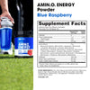 Optimum Nutrition Amino Energy - Pre Workout with Green Tea, BCAA, Amino Acids, Keto Friendly, Green Coffee Extract, Energy Powder - Blue Raspberry, 65 Servings (Packaging May Vary) (expiry 30/11/2025)