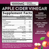 Nature's Nutrition Apple Vinegar Gummy for Weight Loss 1000mg - Vegan Apple Cider Vinegar Gummies for Detox & Cleanse, ACV Supplement Pills, Vitamin B12, Beetroot & Pomegranate, Non-GMO - 60 Gummies