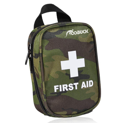 First Aid Kit for Hiking, Backpacking, Camping, Travel, Car & Cycling. with Waterproof Laminate Bags You Protect Your Supplies! Be Prepared for All Outdoor Adventures or at Home & Work (Camouflage)