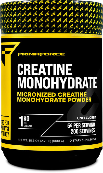 Primaforce Creatine Monohydrate Powder - 1,000 Grams - Micronized