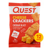 Quest Nutrition Cheese Crackers, Cheddar Blast, High Protein, Low Carb, Made with Real Cheese, 12 Packs (1.06 oz bags)