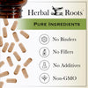 Herbal Roots Organic Hawthorn Berry Capsules | Extra Strength 1,200mg per Serving | 60 Vegan Capsules