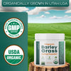 Organic Barley Grass Juice Powder- Utah Grown Raw Green Juice & Barley Grass Juice Extract for Detox- Complements Wheatgrass Juice- Made in USA to EverRaw® Standards with BioActive Dehydration- 8 oz