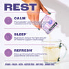 MANTRA Labs REST Calm Sleep Drink Mix | Zero Sugar & Keto Friendly Magnesium Citrate Melatonin Drink Mix Supplement with GABA L Theanine | Calm Sleep Powder | Vegan | Lemon Chamomile 30 servings