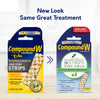 Compound W One Step Wart Remover Strips for Kids, 10 Medicated Strips