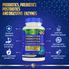 Legend Nutra Probiotics Prebiotics Postbiotics Digestive Enzymes 4 in 1 Formula 60 Count (Pack of 1)