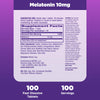 Natrol Fast Dissolve Melatonin 10 mg, Dietary Supplement for Restful Sleep, Fast-Dissolve Tablets for Adults, 100 Citrus-Flavored Melatonin Tablets, 100 Day Supply