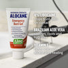 Alocane Emergency Burn Gel 4 Lidocaine Maximum Strength Fast Pain and Itch Relief for Minor Burns Sunburn Kitchen Radiation Chemical First Degree Burns First Aid Treatment Burn Care, 2.5 Fl Oz