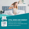 Vimergy 5-HTP Capsules, 60 Servings - Healthy Mood & Stress Support Supplement - Promotes Healthy Levels of Serotonin for Stress Management, Vegan, Non-GMO, Gluten-Free, Grain-Free, & Paleo