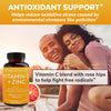 Viva Naturals Vitamin C and Zinc Supplement (250 Capsules) - 1000 mg Vitamin C with Zinc 20 mg Antioxidant Supplements for Immune Support, Plant Based Zinc and Vitamin C Supplement for Adults