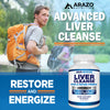 Arazo Nutrition Liver Cleanse Detox & Repair Formula - Milk Thistle Herbal Support Supplement: Silymarin, Beet, Artichoke, Dandelion, Chicory Root