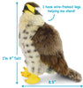 VIAHART Percival The Peregrine Falcon - 9 Inch Stuffed Animal Plush - by Tiger Tale Toys