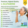 MariGold Pure Unflavored L-Glutamine Powder - Healthy Gut, Immune, and Muscle Support, Non-GMO, Gluten Free, Soy & Allergen Free (5g / 5000mg per Serving)