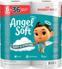 Angel Soft Toilet Paper, 6 Super Mega Rolls = 36 Regular Rolls