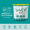 Designer Wellness, Designer Whey, Natural Whey Protein Powder with Probiotics, Fiber, and Key B-Vitamins for Energy, Gluten-Free, French Vanilla, 2 lb