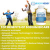 Sodium Bicarbonate 650mg Capsules Delayed Release for Supporting Normal Kidney Function & Kidney Health Supplement. Sodium Bicarbonate Designed for Kidney Support, Acid Relief, Alkalinity 120 Pills (Expiry 6/28/2027)