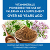 Vitaminerals 33+ Baldrian® Plus Natural Relaxing Support Standardized Valerian Extract (120)