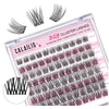 CALAILIS Lash Clusters DIY Lash Extensions 88Pcs D Curl Cluster Lashes Natural Look Eyelash Clusters Reusable Wispy Individual Lashes Super Thin Band and Soft (HD15, D-10-16MIX)