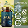 Eye Vitamins & Mineral Supplement, Contains Lutein, Zeaxanthin, Bilberry & Zinc, Supports Eye Strain, Vision Health & Dry Eyes for Adults with Vitamin C & E, Lycopene, Gluten Free - 60 Capsules