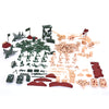 JOYIN 164 Piece Military Soldier Playset Army Men Play Bucket Army Action Figures Battle Group Deluxe Military Playset with Army Men, Aircrafts, Helicopters, Tanks with Bucket