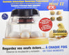 Brinsea Products Mini II Ex Fully Automatic 7 Egg Incubator with Humidity Control, One Size, Yellow/Black (USAB17C)