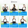 BODVITALS Back Brace And Posture Corrector For Women And Men Adjustable And Lightweight Back Posture Lumbar Support Shoulder, Lower Upper Back