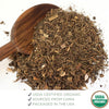 Organic Valerian Root 4 oz. (113g), USDA Certified Organic Valerian Root Herb, Valerian Root Tea, Valeriana Tea, Te De Valeriana Para Dormir, Valarian Officinalis Roots Whole Loose Leaf, Cut & Sifted