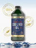 Carlyle Norwegian Cod Liver Oil | 16oz | Pack of 3 Bottles | Liquid Unflavored Fish Oil Supplement | Non-GMO, Gluten Free