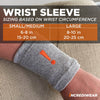 Incrediwear Wrist Sleeve - Wrist Brace for Women and Men to Help with Swelling, Inflammation, Joint Pain Relief and Offers Wrist Support & Recovery (Grey, S/M)