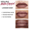 L'Oreal Paris Infallible Matte Lip Crayon, Lavender Honey (Packaging May Vary)