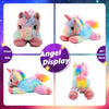 Easfan LED Unicorn Plush Light-up Stuffed Animal with Colorful Night Lights Glow in The Dark Birthday Festival for Kids Toddlers Girls Rainbow,10