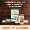 Wellness CORE Tiny Tasters Wet Cat Food Topper, Grain Free, Complete & Balanced Nutrition Made with Real Meat, No-Mess Pouches, 12 Pack (Adult Cat, Seafood Variety Pack)