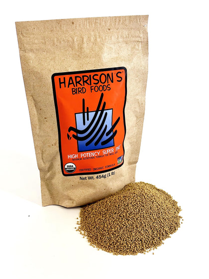 Harrison's Bird Foods Bird Food High Potency Certified Organic Non-GMO Bird Food