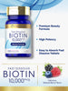 Carlyle Biotin 10000mcg | 250 Fast Dissolve Tablets | Max Strength | Vegetarian, Non-GMO, Gluten Free Supplement