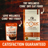 Wellness CORE Tiny Tasters Wet Cat Food Topper, Grain Free, Complete & Balanced Nutrition Made with Real Meat, No-Mess Pouches, 12 Pack (Adult Cat, Seafood Variety Pack)